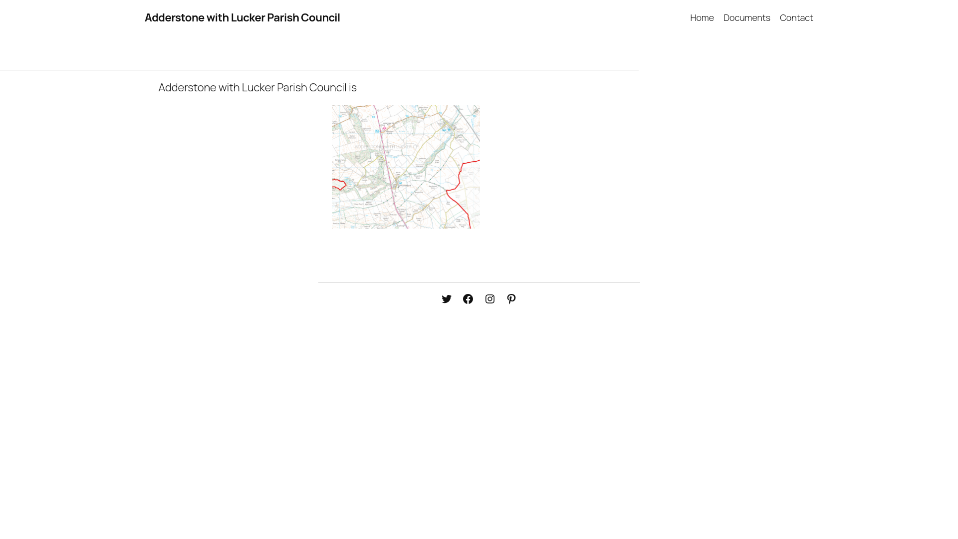Screenshot of adderstonewithluckerparish.gov.uk